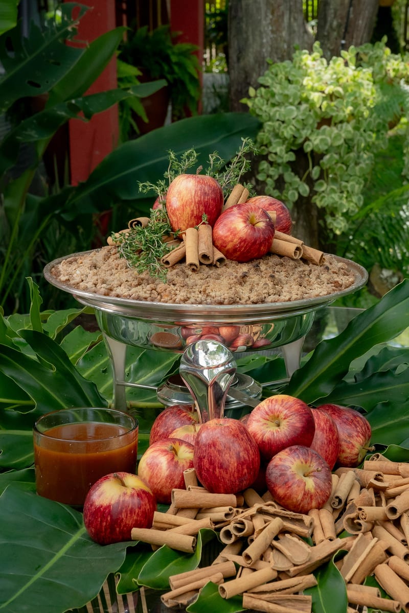 Crumble de Maçã com Canela