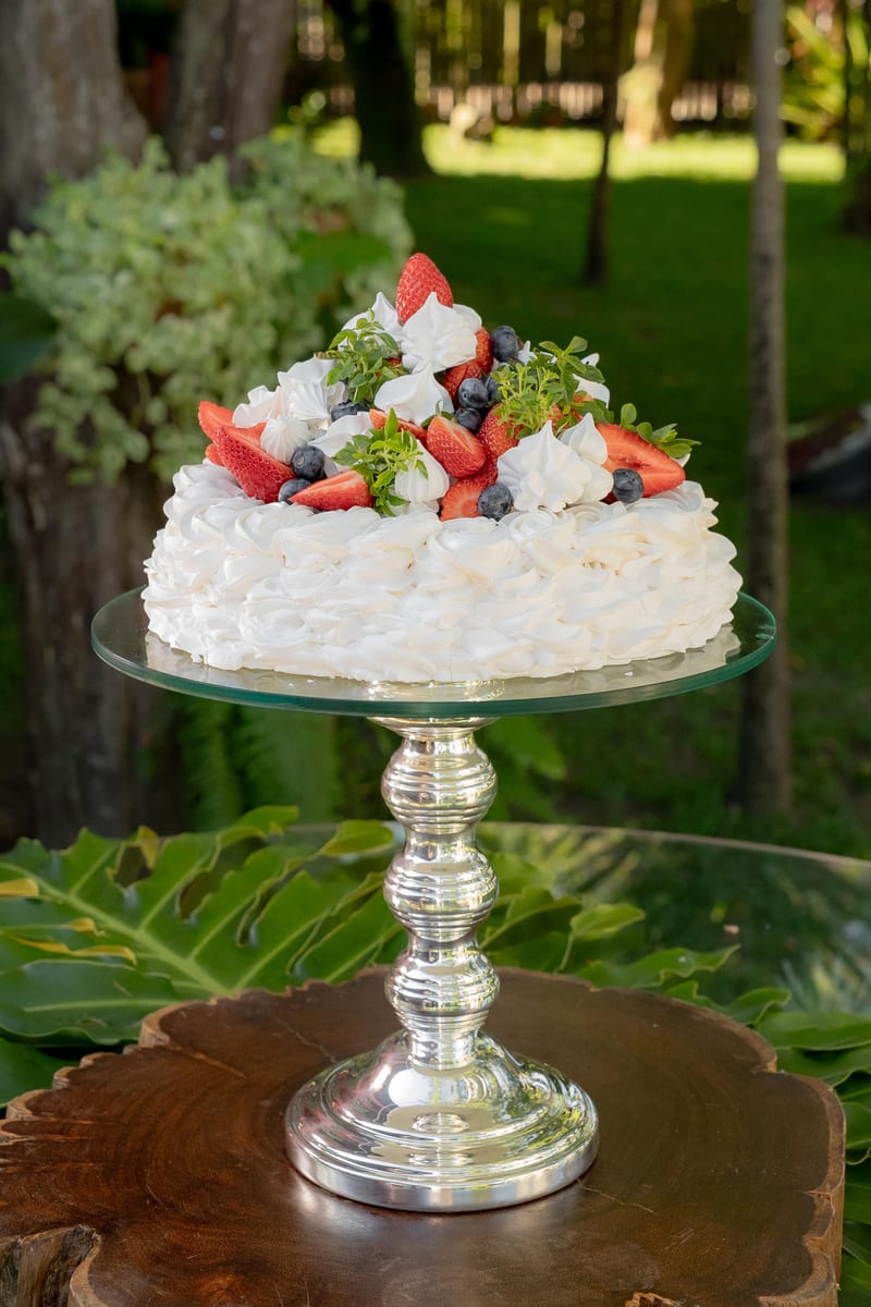 Pavlova de Frutas Vermelhas