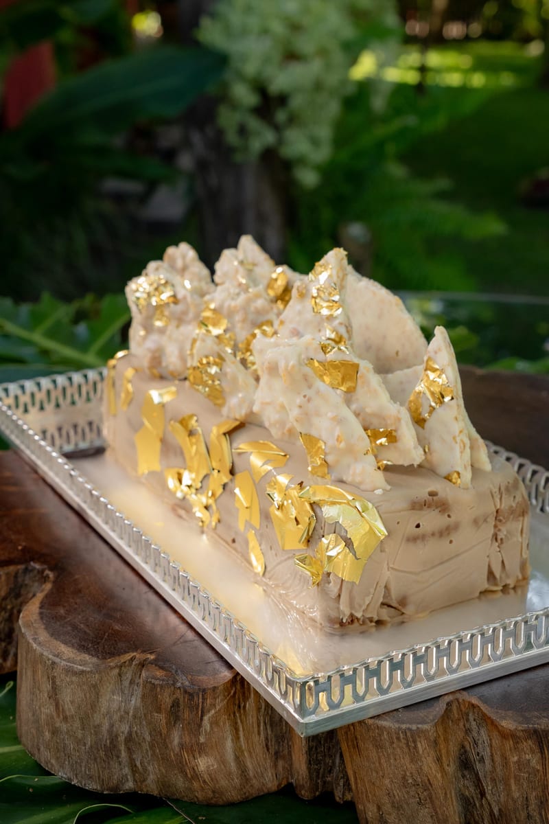 Terrine de Biscoff com Chocolate Branco